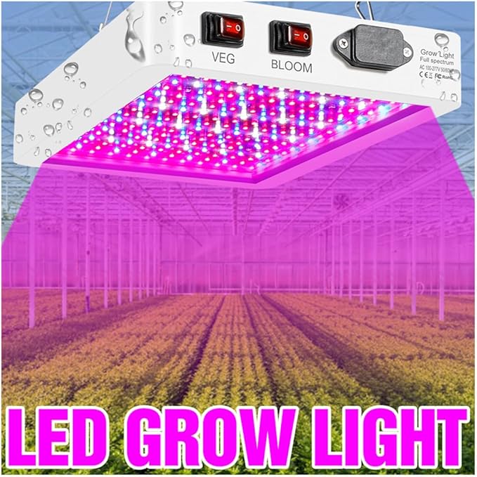 5000w Led Grow Light Panel for Hydroponics Indoor Greenhouse &amp Grow Tent - Optimal for Flowering &amp Seedlings Energy-efficient Phyto Lamp 5000w