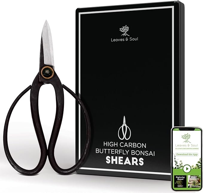 Professional Bonsai Butterfly Scissors | Pruning Shears for Trimming Plants | Japanese Gardening Bonsai Tools | Garden Scissors