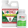 Hormex Rooting Powder #1 &amp Vitamin B1 Hormone Concentrate Combo - Root Stimulator for Softwood Cuttings &amp Liquid - Perfect for Hydroponics House Plants Gardens Fruits &amp Vegetables 21g