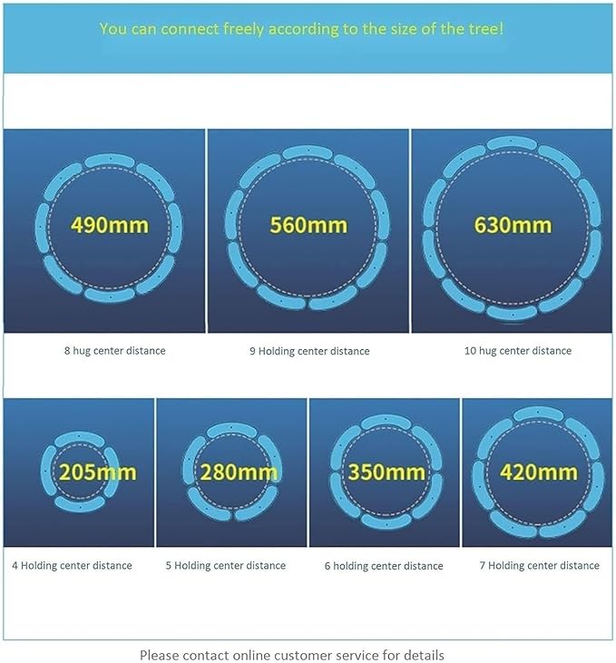 LED Ring Tree Hug Lamp 12W Surrounding LED Tree Spotlights IP65 Waterproof Ground Landscape Light 24V Ring Outdoor Corrugated Buried Lights Garden Lighting(Blue8PCS(24V))