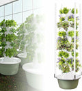 Hydroponics Growing System Kit Vertical Garden Planter with Grow Lamp Adjustable Hydroponic Garden Hydroponics Growing Tower Vegetables-*