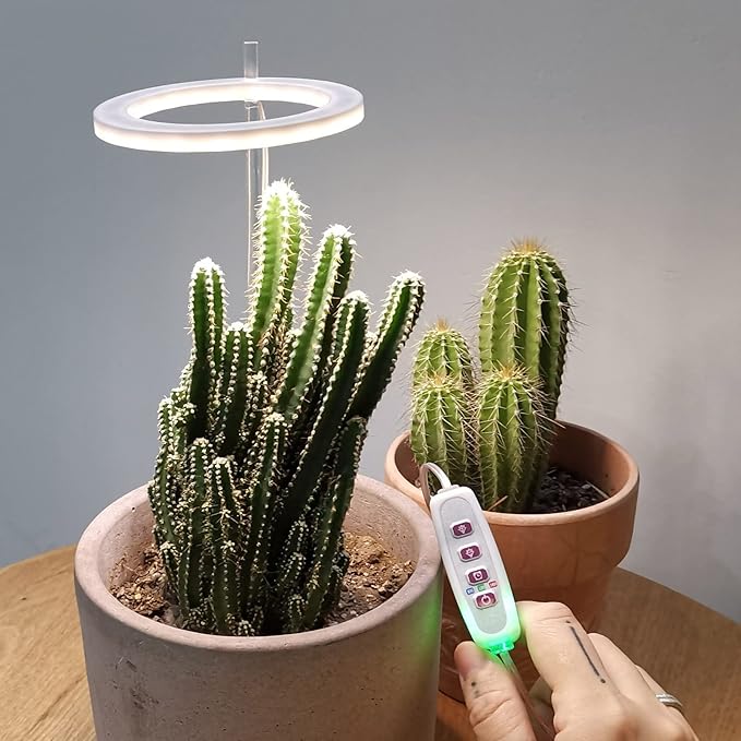 Yosoo LED Plant Grow Light 4 Head Design Full Spectrum Plant Lamp with Timer for Indoor Plants and Vegetables (1)