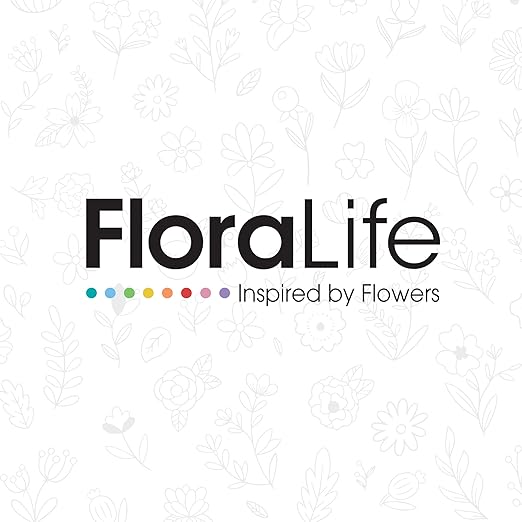 FloraLife Fresh-Cut Flowers Care Kit - Nutrition Hydration &amp Cleaning Solution with Cutting Shears