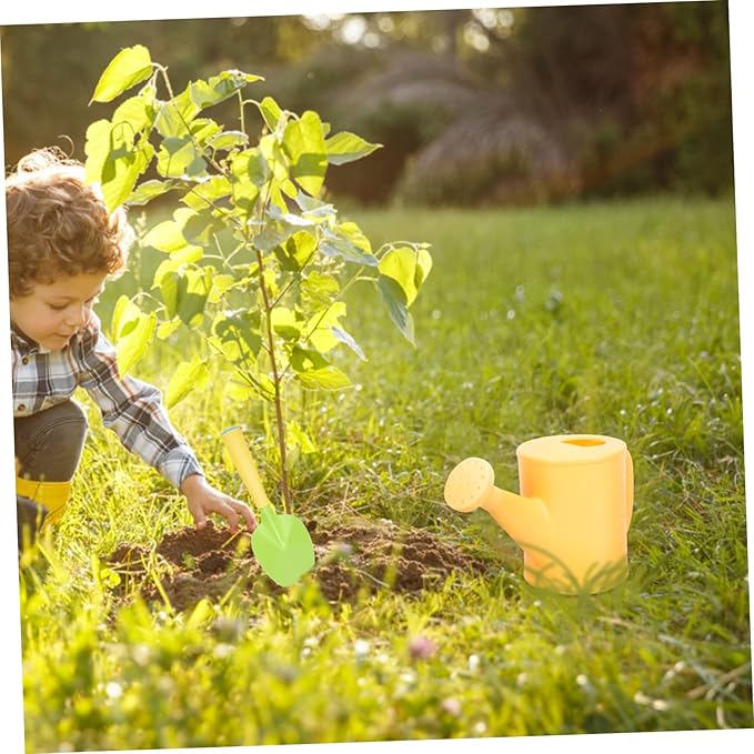 GALPADA 1set Mini Garden Tools Set Boys and Girls Gardening Tools Shovel Rake Watering Can for Boy Girl's Play