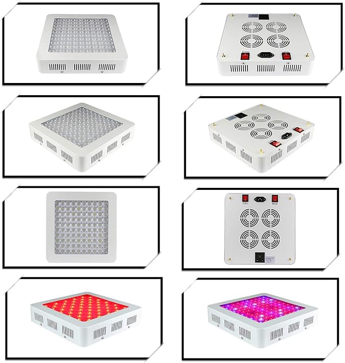 1000w Newest led Plant Grow Light Waterproof led Grow Lights for Medical Plants with Independent Switch for Growing and Flowering Period (1000w 4pcs)