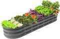 GADI 67-Inch Raised Garden Bed Metal Planter Box for Vegetables and Flowers Large Outdoor Gardening Kit Easy DIY Assembly Weather-Resistant &amp Rust-Proof