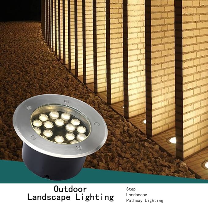 Spotlight Anti-Rust IP65 Waterproof Embedded Underground Lamp for Yard Driveway Hotel Landscape Lighting