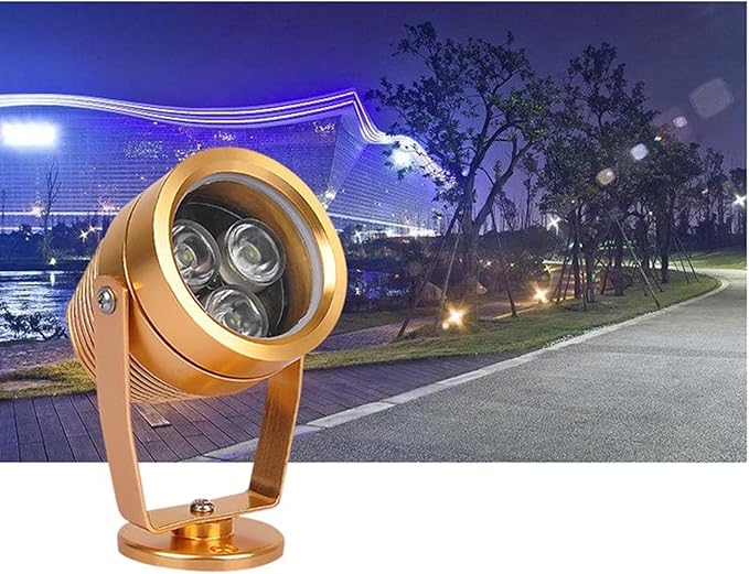 LED Flood Light Outdoor Spotlight IP65 Waterproof Low Voltage Landscape Light for Yard Garden Park Lawn Stadium Floodlight(RGB9W-AC24V)