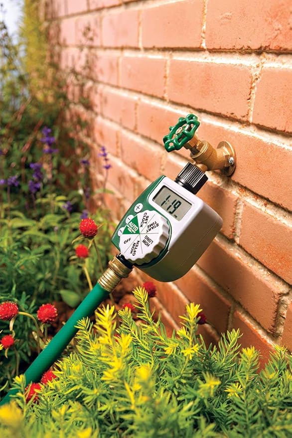 Orbit 61014 Automatic Garden Box Irrigation System - Complete 64 Sq Ft Coverage Kit with Digital Hose Timer &amp Quick-Connects