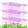 Grow Light 2ft T8150W(6 x 25W 900W Equivalent) Super Bright Full Spectrum Sunlight Plant Light LED Grow Light Strips Grow Light Bulbs for Indoor PlantsGreenhouse6-Pack