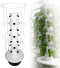 Hydroponic Tower Hydroponic Growing Kits Tower Garden Hydroponics Growing System with Plant Climbing Frame Aeroponic Tower Garden for Herbs Fruits and Vegetables 9Layer