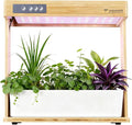 yadoker Indoor Hydroponic Garden System 8 Pods Smart Growing Kit with LED Grow Light Automatic Timer Pump System &amp 3.5L Water Tank – Ideal for Herb Cultivation (No Seed)