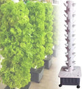 45Holes Hydroponic Tower Growing Kit Indoor Vertical Grow Tower Self-watering Growing Kit with Hydrating Pump Soilless Cultivation Grow Tower Aeroponics Growing Kit