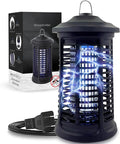 Electric Bug Zapper Indoor/Outdoor 4200V High Powered Mosquito Zappers Killer Waterproof Insect Fly Swatter Zapper Mosquito Trap Outdoor Fly Traps Insect Killer for HomeGardenBackyard Camping