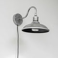 Hook Mounted Plant Light Full Spectrum 10W White Light Timing Plug in Cord Industrial Style Sliver Waterproof Wall Lamp for Flowers Growing Indoor Plants