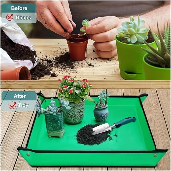 8-Piece Durable Metal Gardening Tool Set - Rust-Resistant Stainless Steel &amp Aluminum Alloy for Efficient Gardening Care