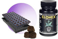 Clonex 100ml Cloning Gel &amp OrganiPlug Seed and Cutting Plugs Bundle - Pre-Filled Tray with 50 Plugs for Plant Propagation and Rooting