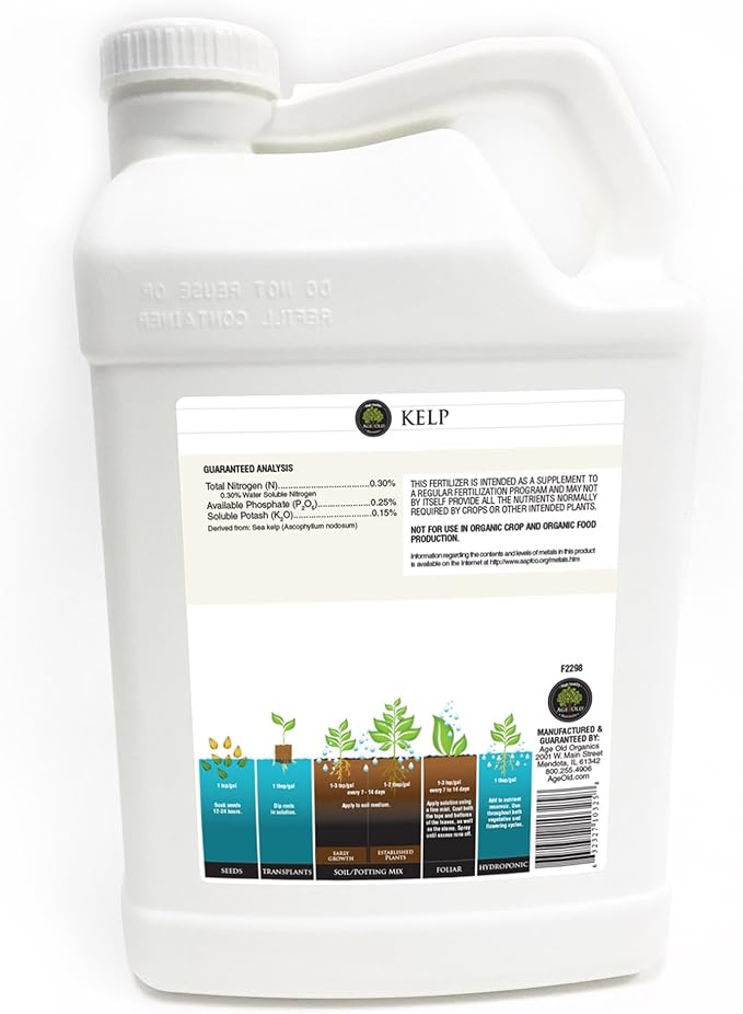Kelp Liquid Fertilizer 2.5-Gallon Bottle