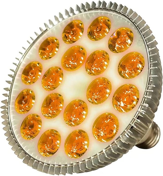 E27 LED Plant Grow Light 54W Par38 Full Spectrum Phyto Grow Box for Flower Seed Growth Hydroponics Veg Growing (Color : 18yellow)
