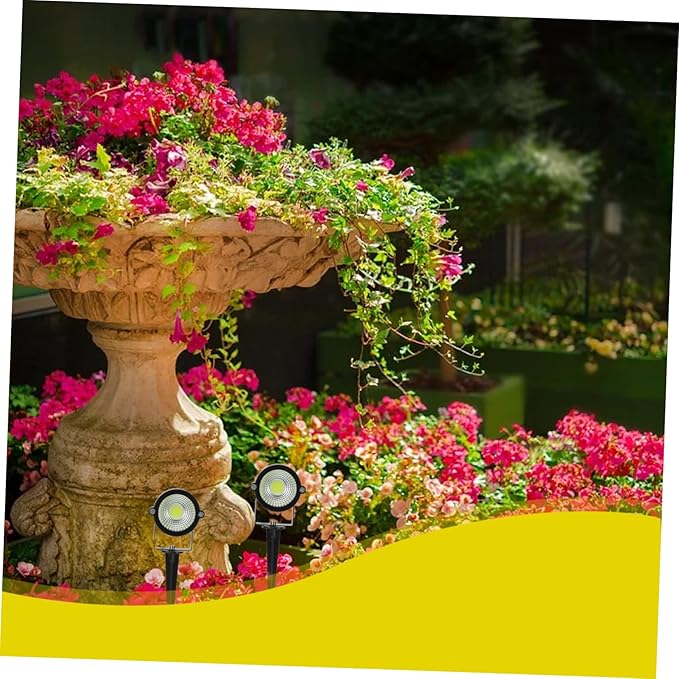 DOITOOL 10pcs Led In-ground Landscape Light Outdoor Lighting for Pathways Gardens and Patios Rated for All Weather Use