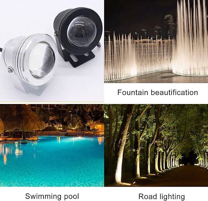 Outdoor Landscape Spotlights Outdoor Spotlights - 220V Rotation Spotlight - Led Beam Light IP67 Waterproof Ground Spotlight Landscape Decorative Lighting Spotlights Re