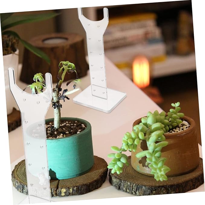 Vertical Grow Light Stand for Indoor Plants Acrylic Rack for Succulent Growth Easy to Install Sturdy Support for Greenhouse Plants