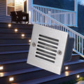 LED Beam Spotlights - LED Outdoor Step Lights AC220V Outdoor Spotlight Recessed Spotlight For Yard Lawn IP65 Waterproof Square Buried Spotlight For Outdoor Patio Deck Landscape Lighting(Warm White