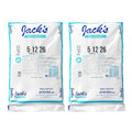 Jack's Nutrients 5-12-26 Part A Water-Soluble Fertilizer for Growth of Leaves and Strong Roots in Plants Grown in Continuous Liquid Feed Programs 25lbs 2 Pack