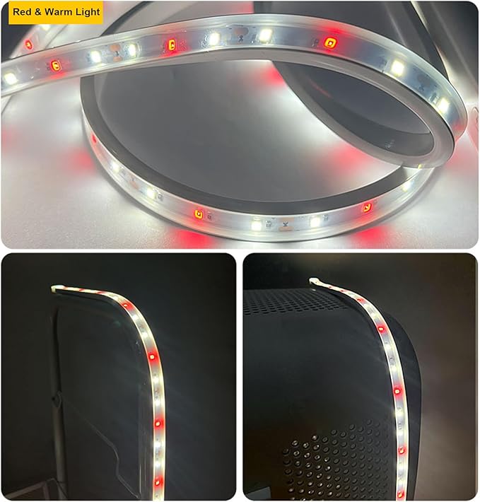 Full Spectrum Plant Growth Light 250W LED Grow Light Strips 24-Hour Cycle Timer 4 Dimmable Levels USB Plug and Play Easy Installation (100cm 2 Strips)