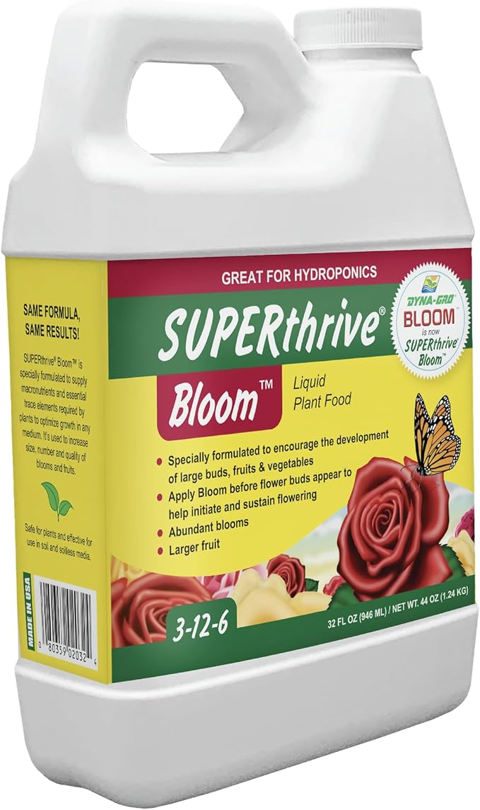 Dyna-Gro Bloom BLM-032 3-12-6 Plant Food 1-Quart