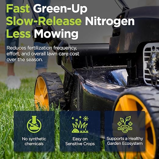 Supply Solutions 25-0-15 Ultra Green Lawn and Turf Fertilizer - 16% Slow Release Nitrogen - Promotes Lush Green Lawns and Strong Root Growth Reduces Mowing Frequency (25 Pounds)