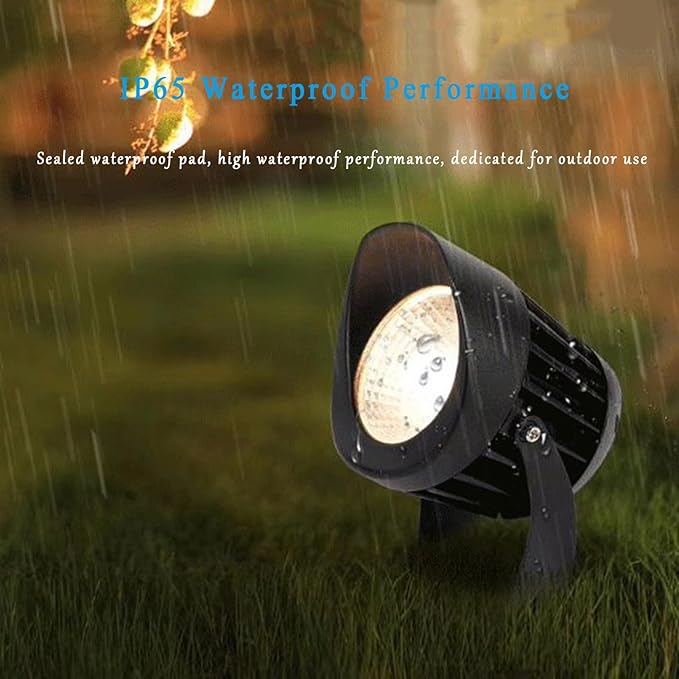 Outdoor Spotlight Garden Landscape Lights IP65 Waterproof Adjustable LED Spot Lights AC85-110V for Yard House Tree Wall Decoration Lighting