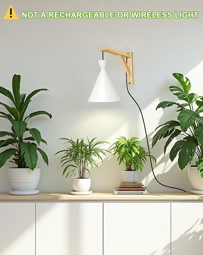Arikashi Hanging Grow Light LED Growing Light Full Spectrum for Indoor Plants4/8/12H Timer Height Adjustable Grow Lamp for Large Plants