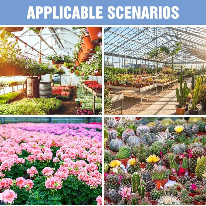 2PCS 600W Full Spectrum Plant Light Sunlight 100-277V Indoor Filling Lamp Veg/Bloom Two Modes Dimmable Hydroponic Lighting UV/IR Cultivation Lamps Veget Cactus Potted Flowers with Hook US Plug