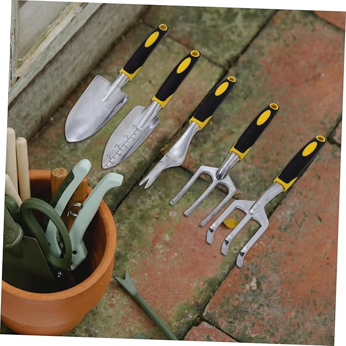 ibasenice 1set Garden Tool Set Heavy Duty Hand Shovel Trowel Multi-use Gardening Spade Gardening Tools for Planting Weeding and Soil Aeration