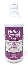 MicroLife Soil &amp Plant Energy Liquid Organic Concentrate Humic/Fulvic Acid &amp Molasses Foliar Spray or Root Stimulator 1 QT
