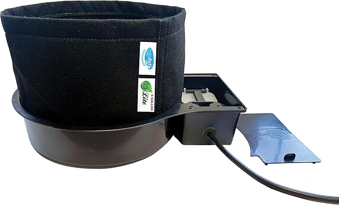 AutoPot 9 Pot GeoPot System with 3 Gallon Fabric Pots - Self-Watering Gravity-Fed Hydroponic System (9Pot with No Tank)