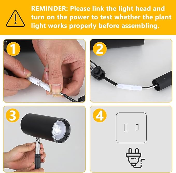 Grow Lights Stand for Indoor Plants Full Spectrum Tall Plant Light for Indoor Growing with 20W COB Plant Light Bulb4812H Timer Led Growth Floor Lamp for Large Plant Seedling(6 Level Height)