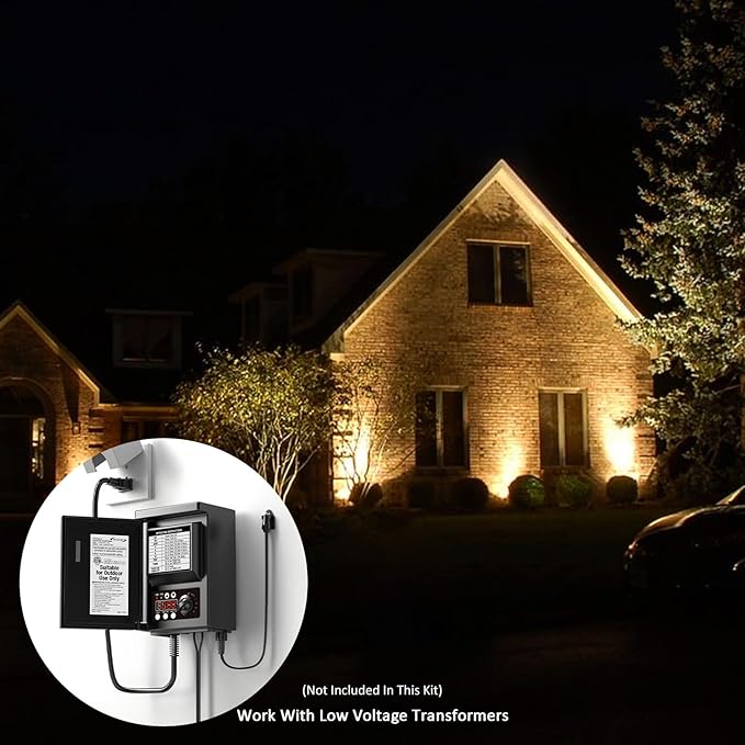 Malibu LED Low Voltage Wall Wash Light Weatherproof Floodlight Landscape Lights 13 Watts 425 Lumen 2900K Landscape Lighting Security Light Spotlight for Outdoor Garden 8406-2601-01