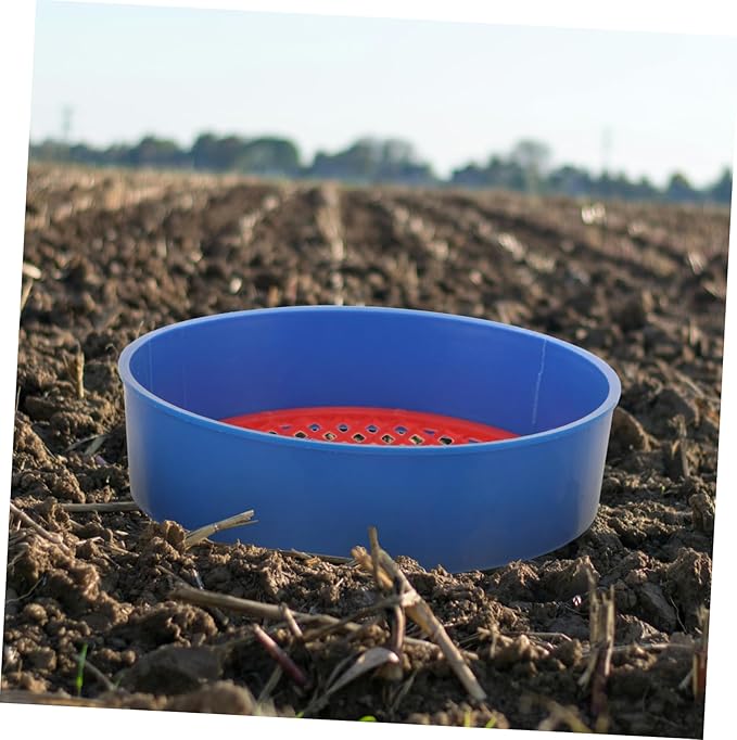 BESPORTBLE 9sets Plastic Soil Sifter Gardening Sieve Tool Uniform Mesh for Separation Tool for Planting and Soil Preparation