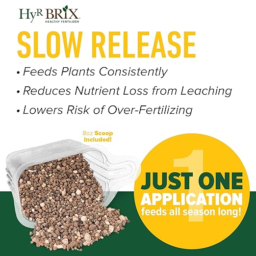 HyR BRIX Slow-Release 16-7-10 Sweet Corn Fertilizer 20lb Bucket - Corn Food with Calcium &amp Sulfur - Essential Micronutrients for Big Uniform Ears &amp Sweet Flavor