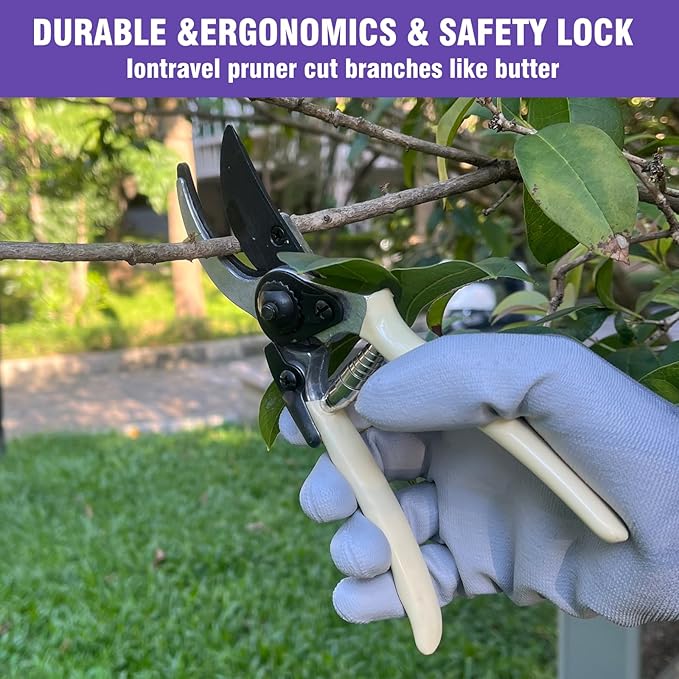 Gardening Tool Set 9-Piece Heavy-Duty Aluminum Garden Tools with Non-Slip Handles and Large Tool Bag with Storage Pockets Durable Hand Gardening Tools - Perfect Gardening Gift for Men and Wome