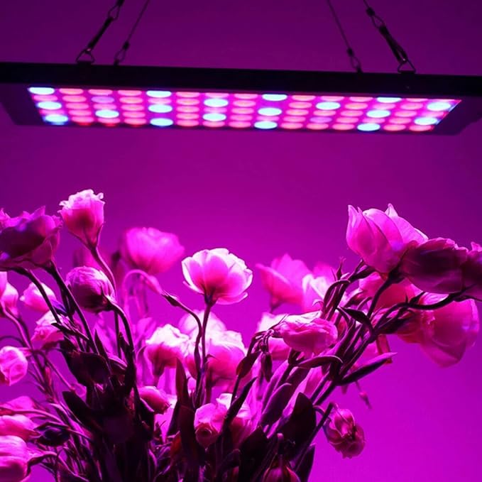 Led Grow Light100W 75 Led Growing Lamp Light BulbsFull Spectrum Panel Grow Lamp with IR &amp UV LED Plant Lights for Indoor Plants Germination Seedling Flowering&ampFruiting
