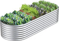FRIZIONE 6x3x2FT Raised Garden Bed for Vegetables Outdoor Garden Raised Planter Box Backyard Patio Planter Raised Beds for Flowers Herbs Fruits
