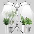 Garpsen Grow Lights for Indoor Plants 5 Heads Full Spectrum Grow Light with Adjustable Tripod Stand 100PCS LEDs Plant Light for Indoor Plants with 6/12/16H Timer and 3 Light Modes(No Clip)