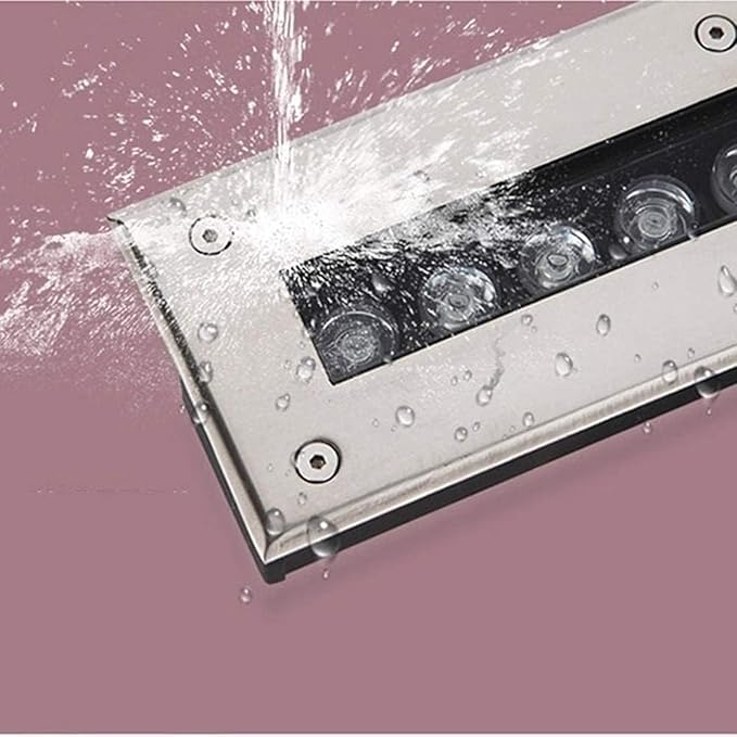 Buried Yard Lamp - Outdoor Recessed LED Spotlight IP67 Waterproof 85-265V Linear Underground Light