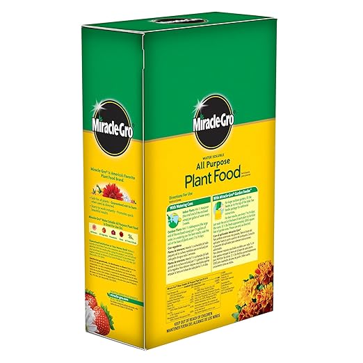 Miracle-Gro Water Soluble All Purpose Plant Food - Fertilizer for All Indoor or Outdoor Plants Including Roses Flowers Vegetables Houseplants Trees and Shrubs 12.5 lbs.