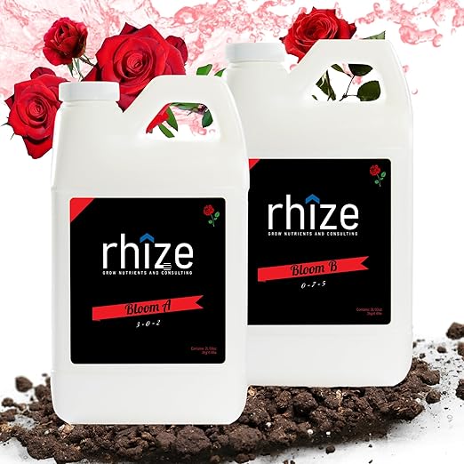 2L Two-Part Bloom Grow Nutrient Formulation – Yield Increasing Plant Nutrient Kit – Perfectly Balanced Formulation That Doesn't Need Calmag or Bud Boosters – Easy to Use Plant Food
