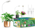 SANSI Grow Lights for Indoor Plants LED Pot Clip Plant Light for Growing 4000K Full Spectrum Plant Growing Lamp with 4-Level Dimmable Auto On Off Timing 3 6 12 Hrs for Small Plants White