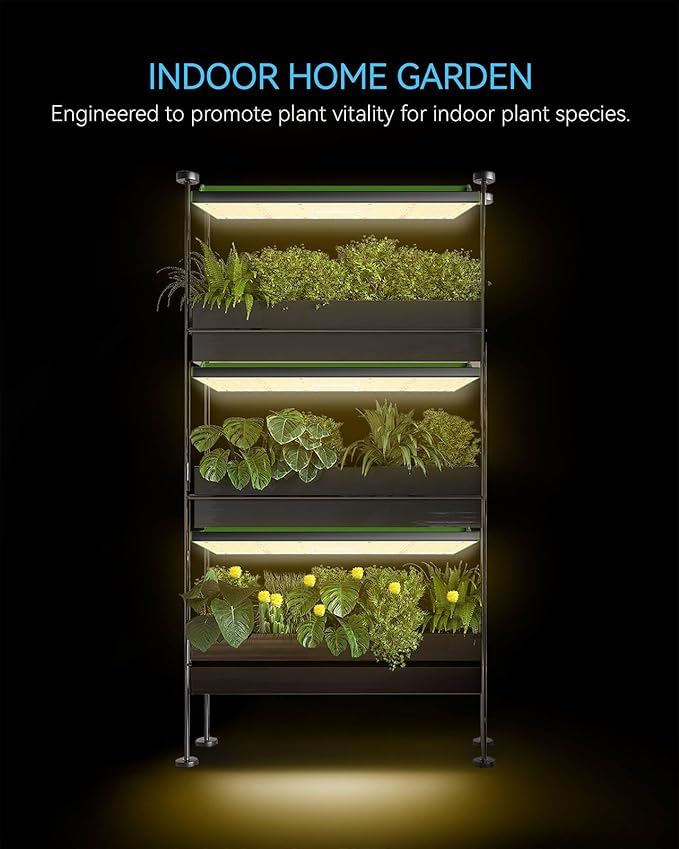 MELONFARM 70W Led Grow LightMeet The Spectral Requirements for Plant Growthhangable Grow Light for a Variety of Indoor Growing scenarios